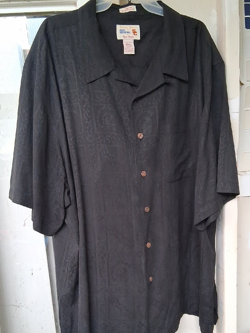 Mens Reyn Spooner Regency Silk Jaquard USC Trojan Shirt 3XL